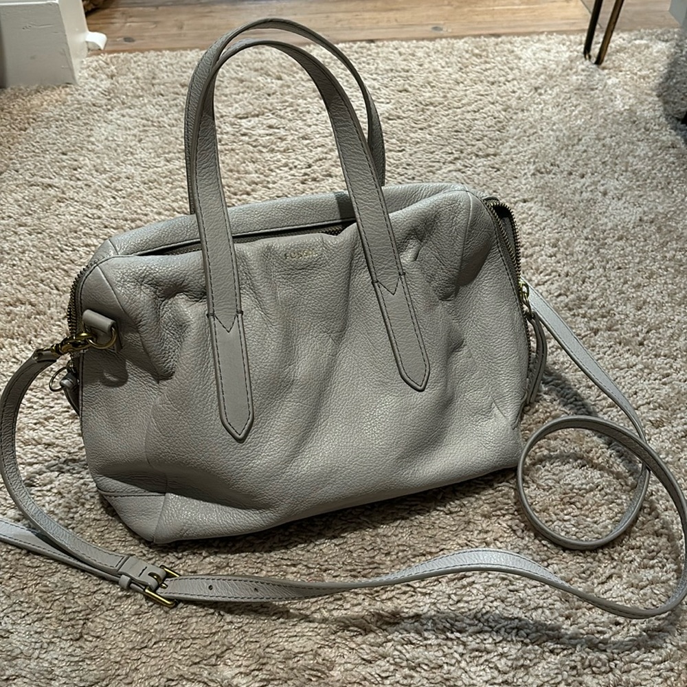Gray Fossil Bag